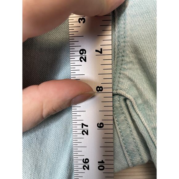 Gap Jeans Womens 27 Light Wash Blue Always Skinny Distressed Denim Stretch Pants - Picture 5 of 13